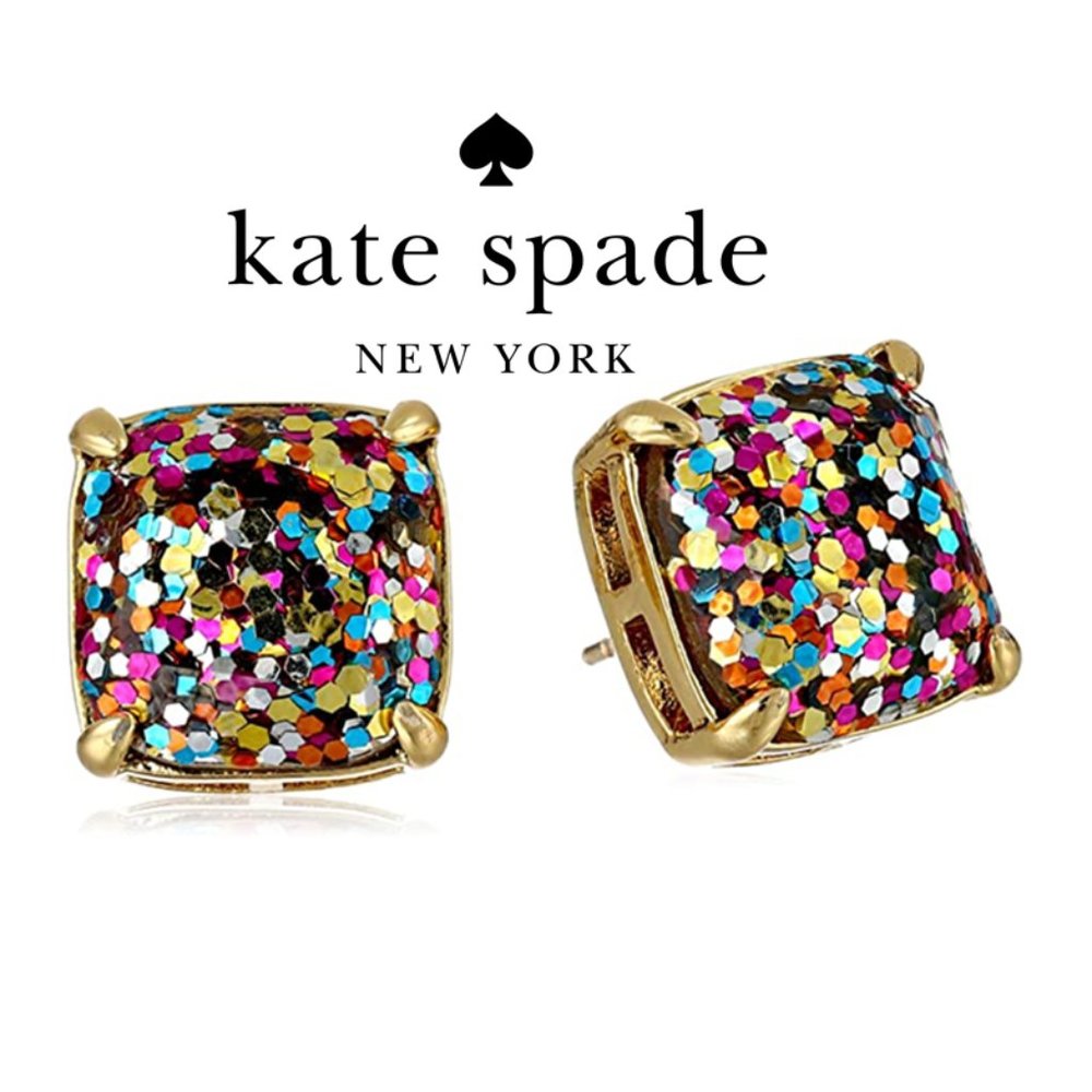 kate spade New York Small Square Stud Earrings